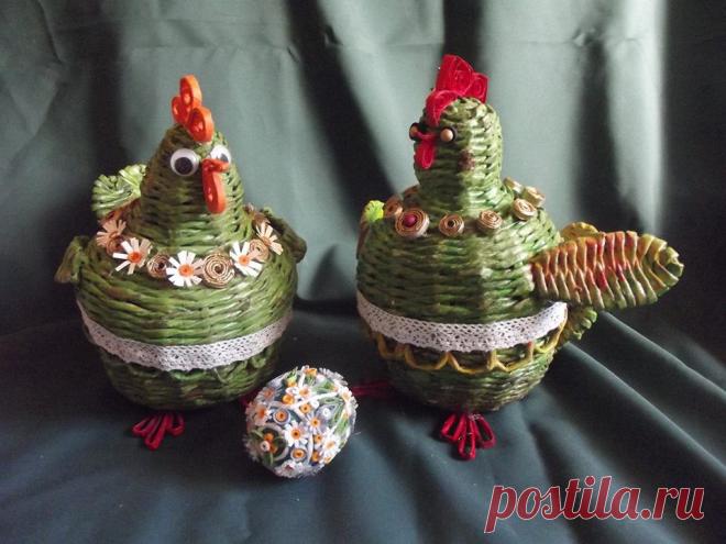 (2) Плетение из газет от Елены Тищенко