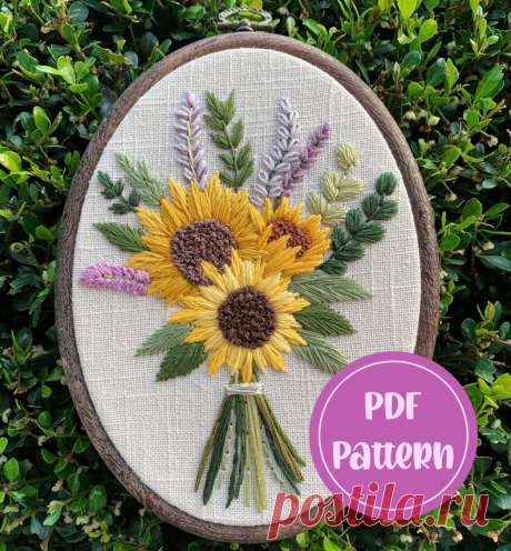 PDF Pattern Sunflower Bouquet Intermediate/advanced | Etsy Moldova