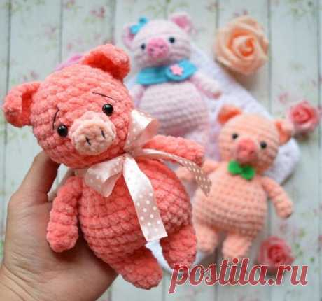 Вязаные плюшевые свинки :) Описание
Автор: Екатерина Николаева
