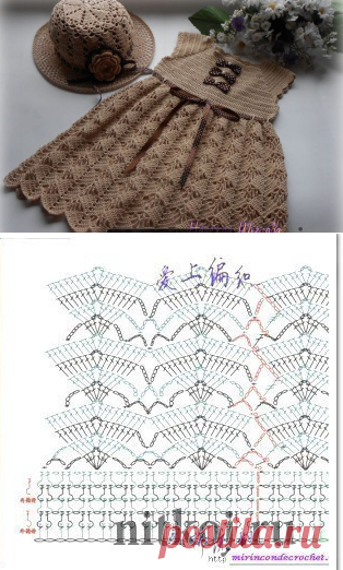 Платьице для девочки - Вязание спицами для детей