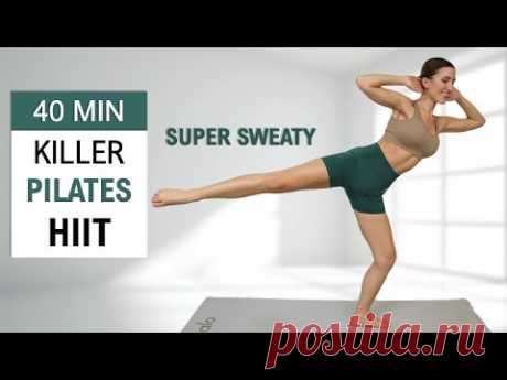 40 Min High Intense Fat Burn | Pilates HIIT | Full Body | Feel Strong + Balanced | No Repeat