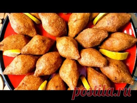 КУББЕ - знаменитые арабские котлетки💥 Из булгура с мясной начинкой.