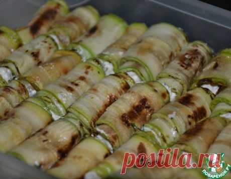 Рулетики из кабачков с творогом – кулинарный рецепт