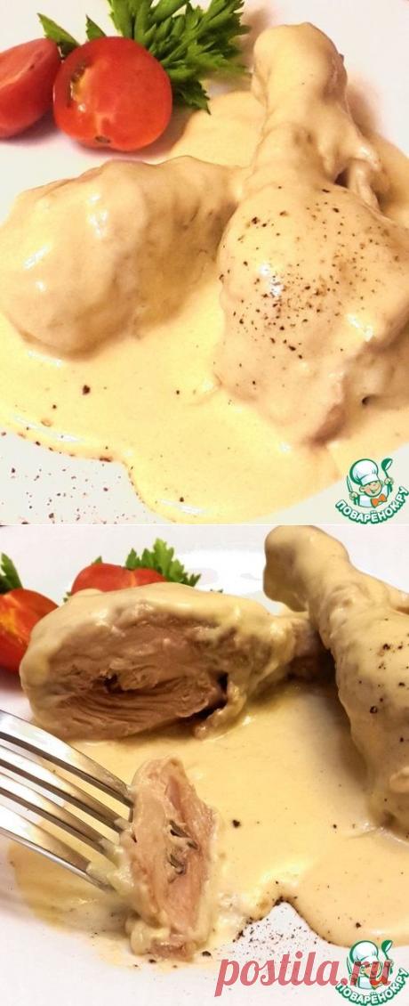 Курица по-эльзасски в горчичном соусе - кулинарный рецепт