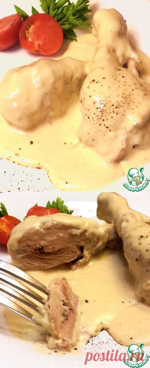 Курица по-эльзасски в горчичном соусе - кулинарный рецепт