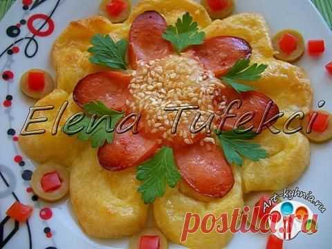 Цветы из картофельного пюре | 4vkusa.ru