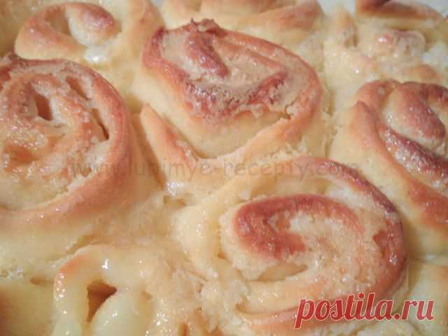 Булочки "Осиное гнездо" -выпечка в молоке | Четыре вкуса