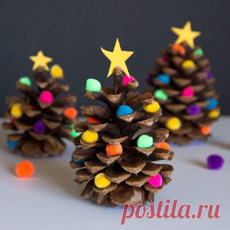 Новогодние украшения, поделки – своими руками [идеи, 175 фото]