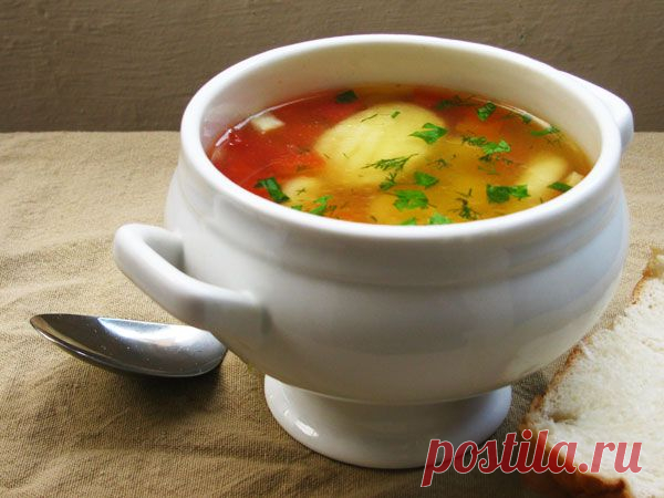 Рыжая книга кухонных пределов - Суп с картофельными клёцками