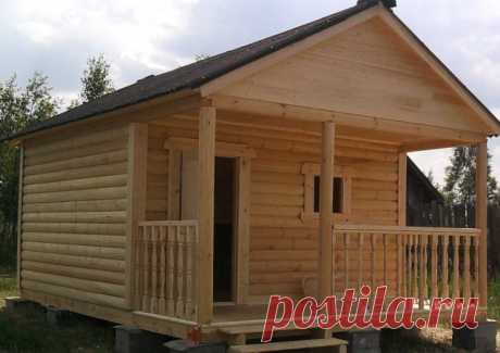 Баня из бруса 6х8 м своими руками - подготовка материалов, расчет и строительство!