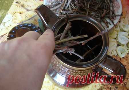Пейте чай, приготовленный из вишневых веточек!