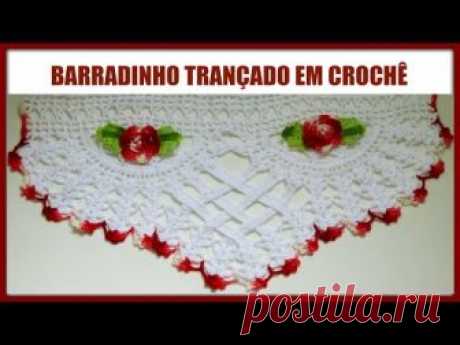 BARRADINHO TRANÇADO EM CROCHÊ -PARTE II