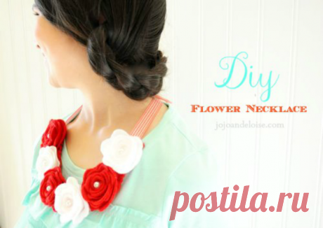 Diy Flower Necklace