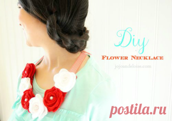 Diy Flower Necklace