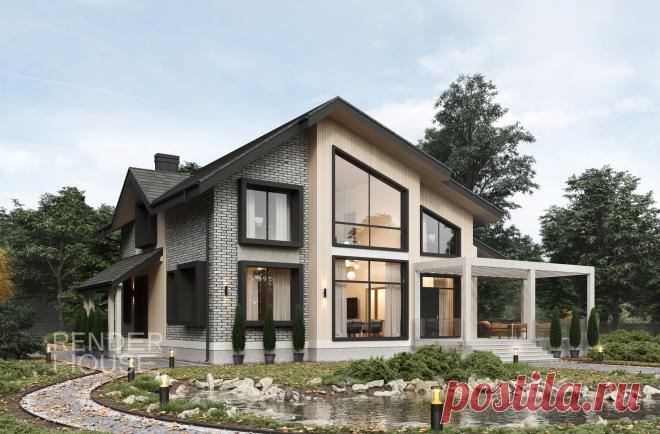 Проект дома Эминенс — цена строительства под ключ в компании Render House