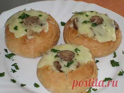 Жульен в булочке / Прочие супы / TVCook: пошаговые рецепты c фото