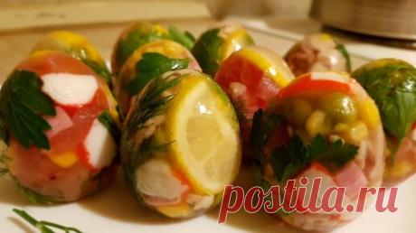 Яйца Фаберже. Заливные яйца. Цыганка готовит. | Галина Кухня | Дзен