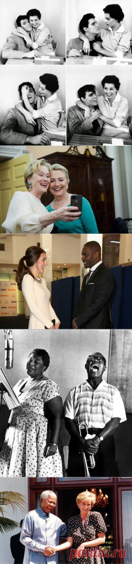 Совместные фотографии знаменитостей, которых не часто удаётся увидеть вместе | Ультрамарин