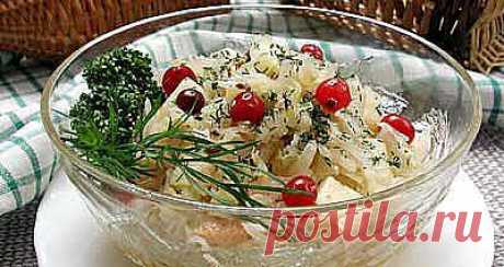 Салат из квашеной капусты в заливке. - Рецепты - Доставка пиццы, обедов, суши, питьевой воды домой и в офис, банкет, кейтеринг, организация мероприятий в Петербурге