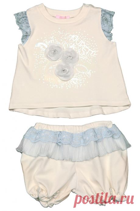 Купить Комплект Choupette 31.50 ГОЛУБОЙ, ЭКРЮ со скидкой в интернет-магазине kupivip.ru - распродажа