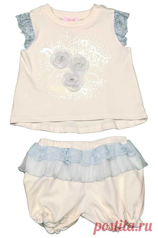 Купить Комплект Choupette 31.50 ГОЛУБОЙ, ЭКРЮ со скидкой в интернет-магазине kupivip.ru - распродажа