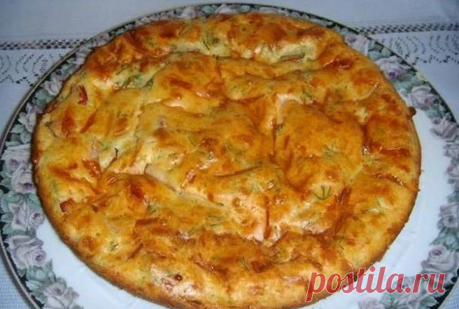 Простой рецепт. Закусочный пирог на завтрак «на скорую руку» | Самые вкусные кулинарные рецепты