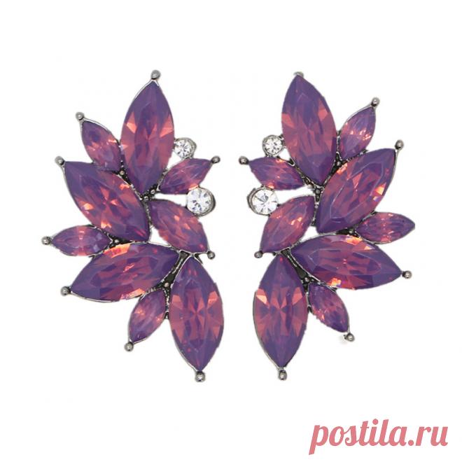 2015 новое оптовая продажа винтажный дизайн кристалл серьги мода женщин заявление серьгу для женщин мода pendientes купить на AliExpress