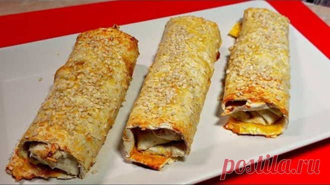 ВКУСНОТА ЗА 20 МИНУТ НА ЗАВТРАК ИЛИ ПЕРЕКУС, НЕЖНЫЕ СОЧНЫЕ И ХРУСТЯЩИЕ...