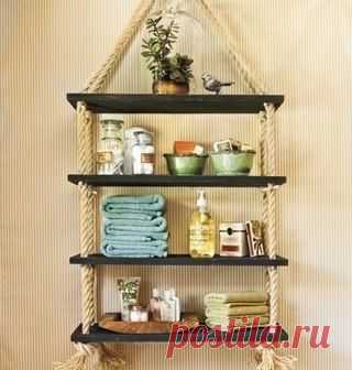 Подвесная полка своими руками