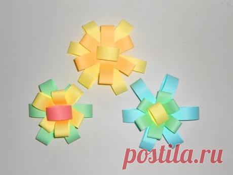 Бантик из бумаги. Поделки для детей