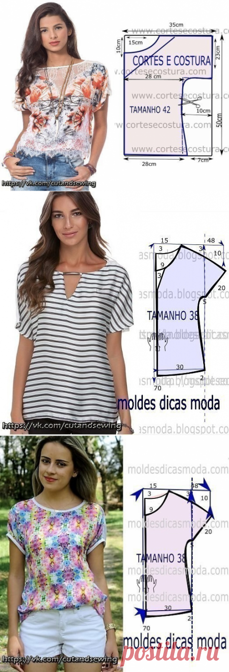 Идеи для шитья на лето. Простой крой.