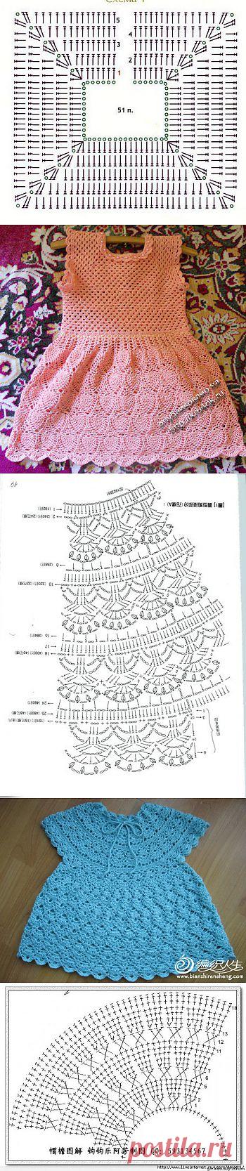 strong>Кокетки для вязания платишек для девочек..