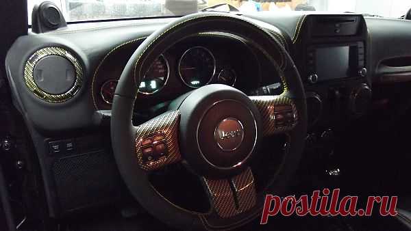 Jeep Wrangler 2 под карбон