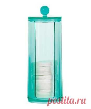 Teal Tall Cotton Pad Holder | zulily