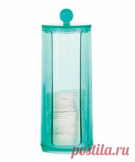 Teal Tall Cotton Pad Holder | zulily