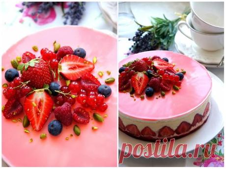 Клубничный торт Фрезье (Fraisier), Десерты, Рецепты и Сладости