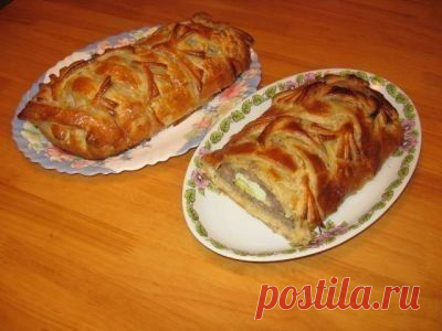 Как приготовить мясной рулет в тесте по-домашнему - рецепт, ингридиенты и фотографии