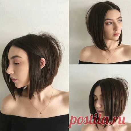❤ Стрижка Каре боб с удлиненными передними прядями ❤ Стрижка боб пользуется ...