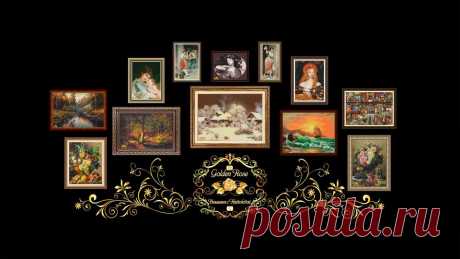 (20+) Golden Rose - многоцветные схемы для вышивки. | Facebook