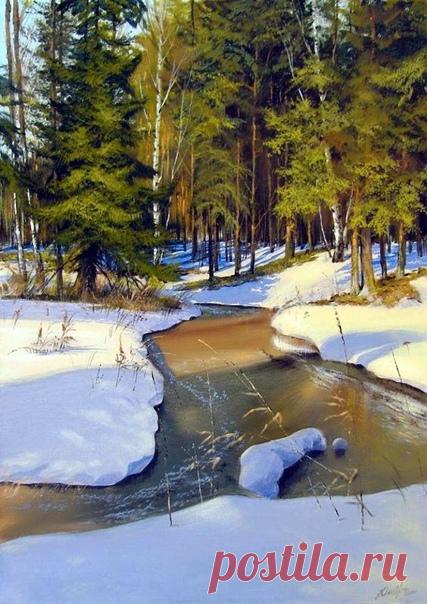 По земле весна шагает....