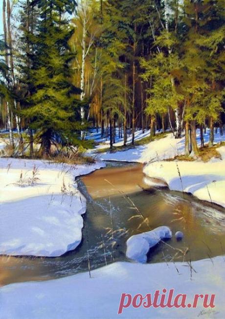 По земле весна шагает....