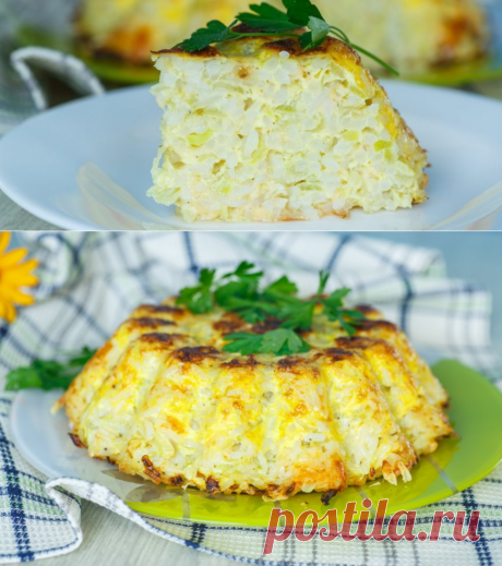 Запеканка из рисовой каши и натертых кабачков - Первый Женский