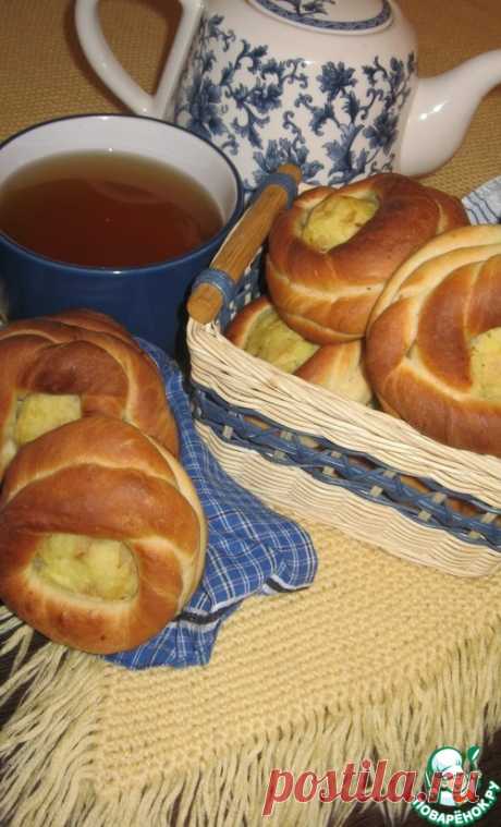 Постные картофельные ватрушки - кулинарный рецепт