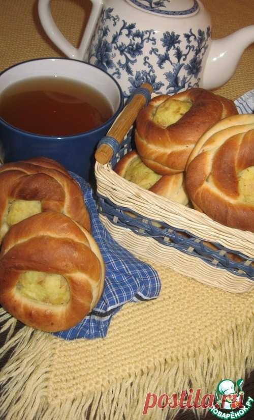 Постные картофельные ватрушки - кулинарный рецепт