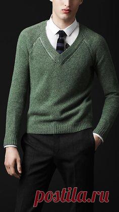 Open-Stitch Detail Cashmere Sweater | Burberry 44590241
