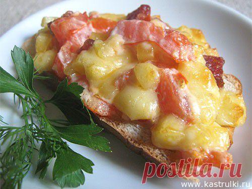 Пикантные бутерброды | Кастрюльки.ру