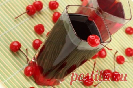 Вишневый компот - рецепт с фото / Простые рецепты