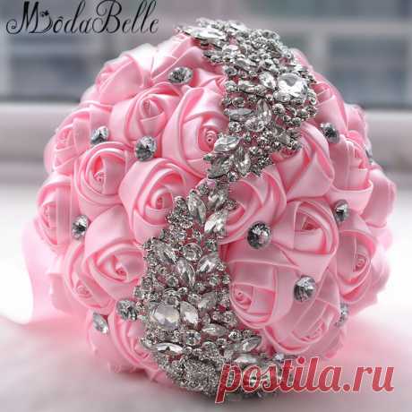 свадебные цветы скидка Picture - More Detailed Picture about Top Quality 2016 Wedding Flowers Bridal Bouquets Red Artificial Rose Luxury Diamond Crystal Bouquet Bling Brides Ramo De Novia Picture in Wedding Bouquets from ModaBelle Store | Aliexpress.com | Alibaba Group