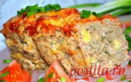 Как приготовить мясной хлебец с сыром из фарша