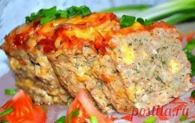 Как приготовить мясной хлебец с сыром из фарша